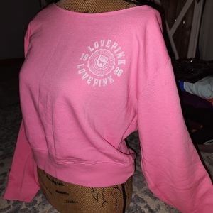 NWT VS PINK Everyday Lounge Slouchy Crew